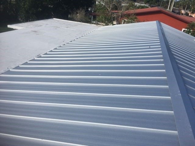 Image of Completed Metal Roof