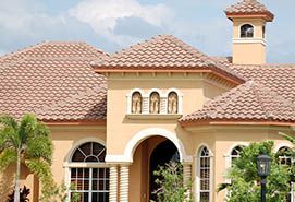 A new tile roof near Naples, Florida.