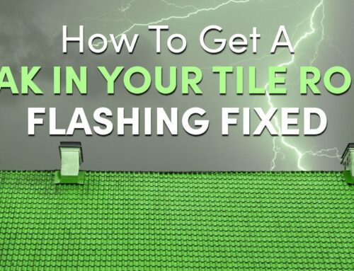 How To Get A Leak In Your Tile Roof Flashing Fixed