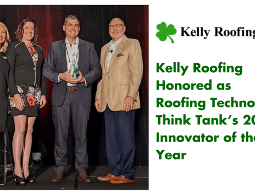 Kelly Roofing Honored as Roofing Technology Think Tank’s 2021 Innovator of the Year