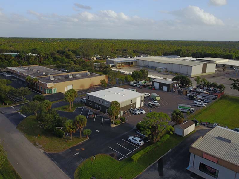 Kelly Roofing Bonita Springs aerial shot