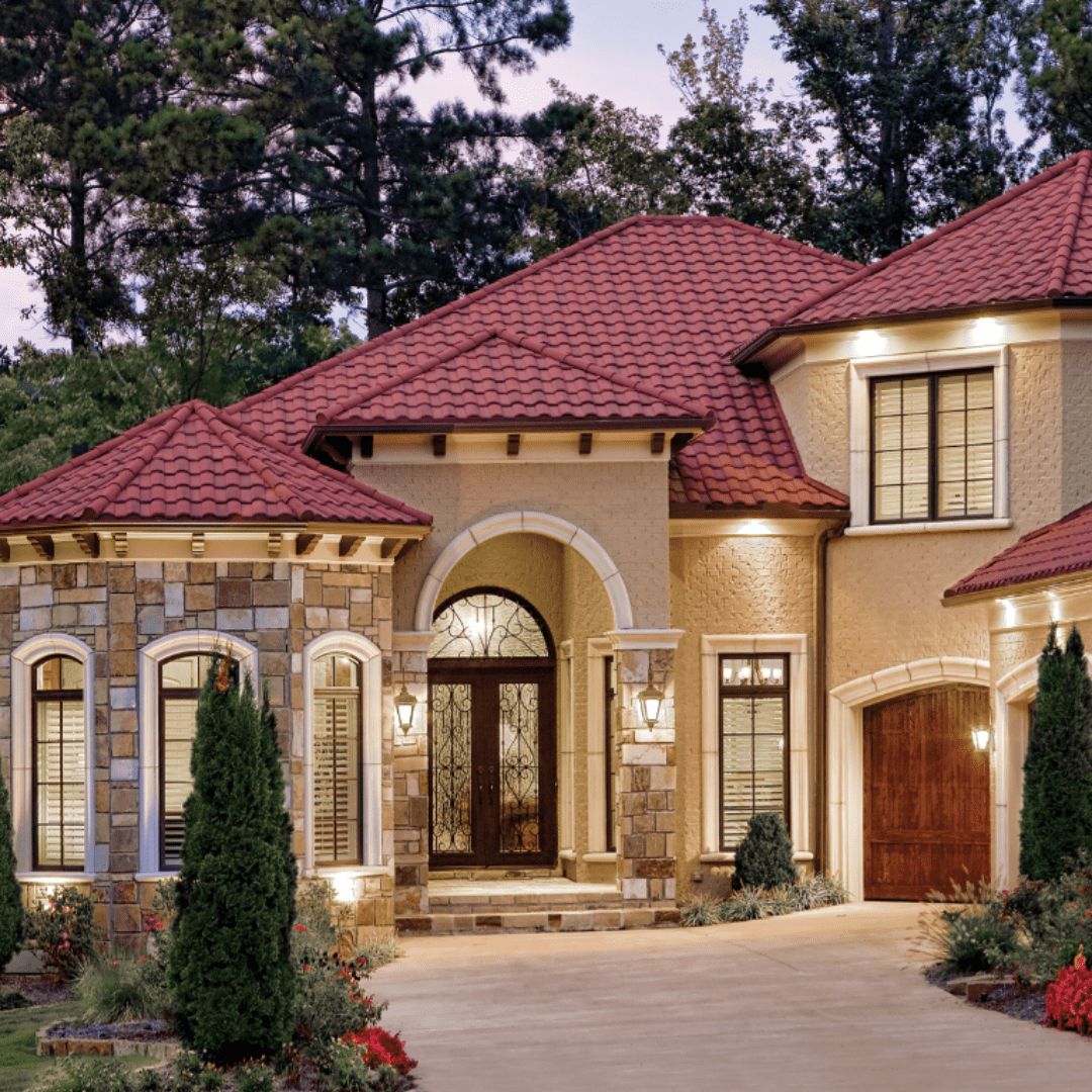 Home with Tile Roof