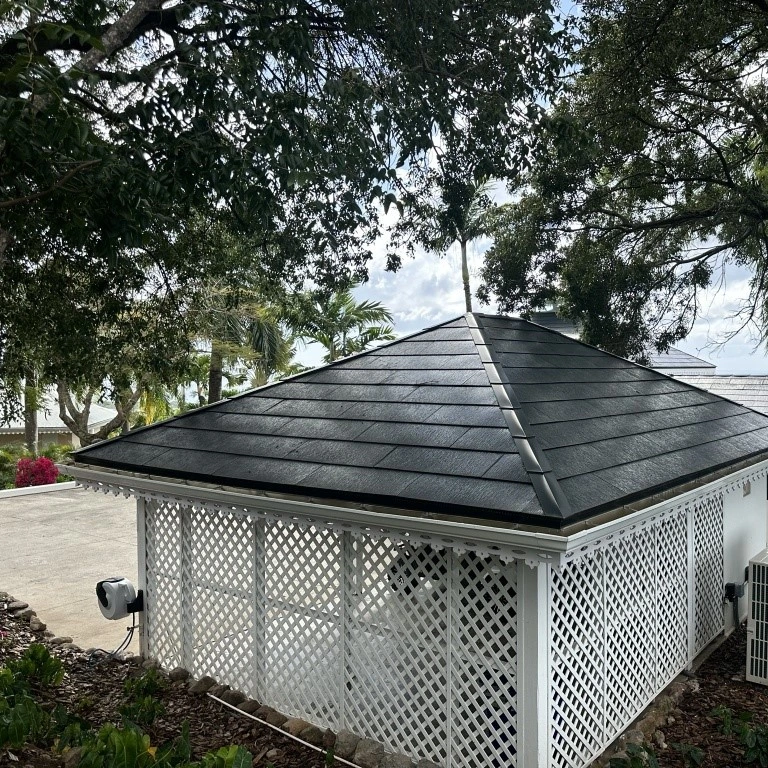 Gazebo with Solar Roof