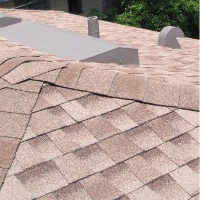 Asphalt Shingle Roof with a vent